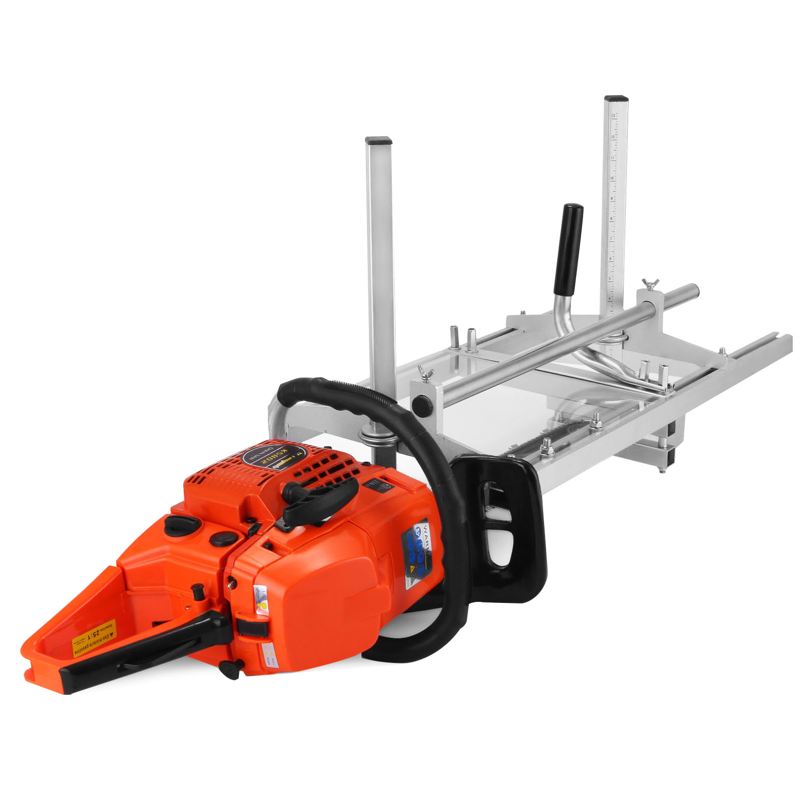 Chainsaw Mill 14"36" Portable Chain Saw Mill Aluminum Steel Planking Lumber eBay