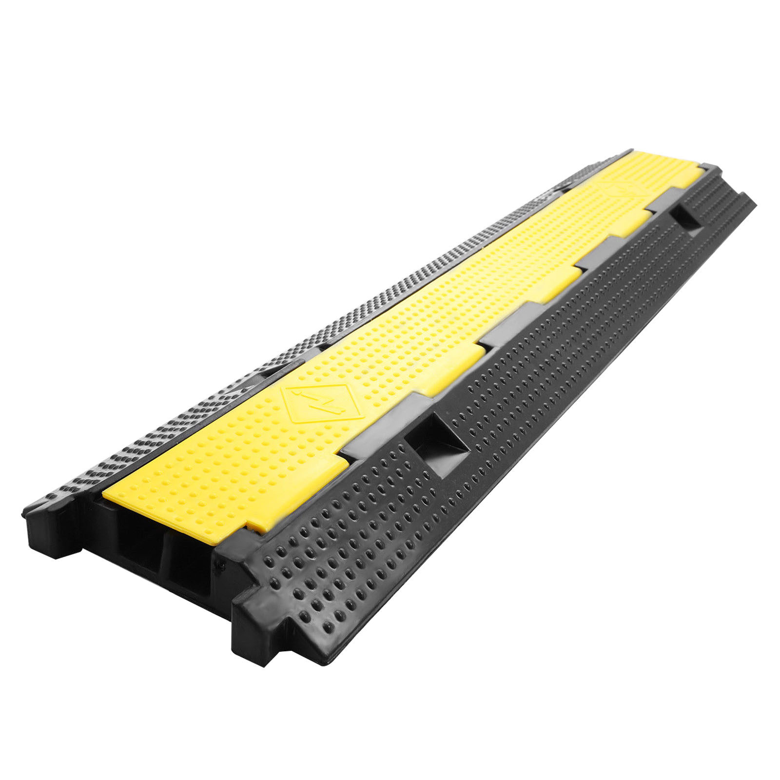 3pcs 2Cable Rubber Electrical Wire Cover Heavy Duty Dual Channel