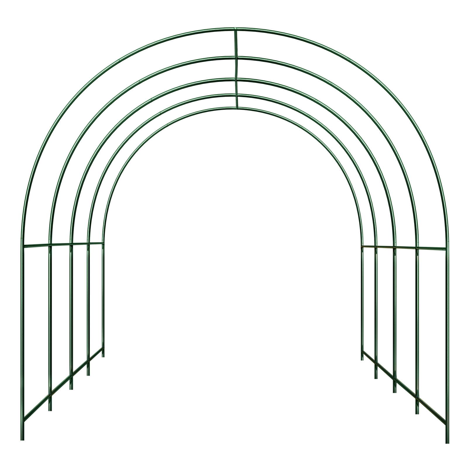 13' L x 7' W x 7.2' H Large Garden Support Arch Frame Climbing