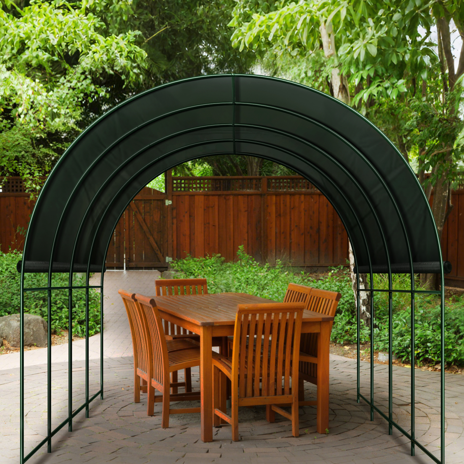 arch セット 13' L x 7' W x 7.2' H Large Garden Support Arch Frame Climbing