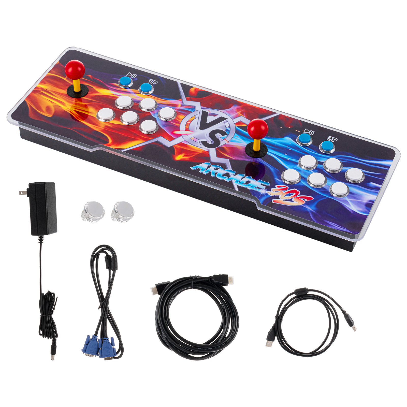 New Pandora Box 30s 5000 in 1 Retro Video Games Double Stick