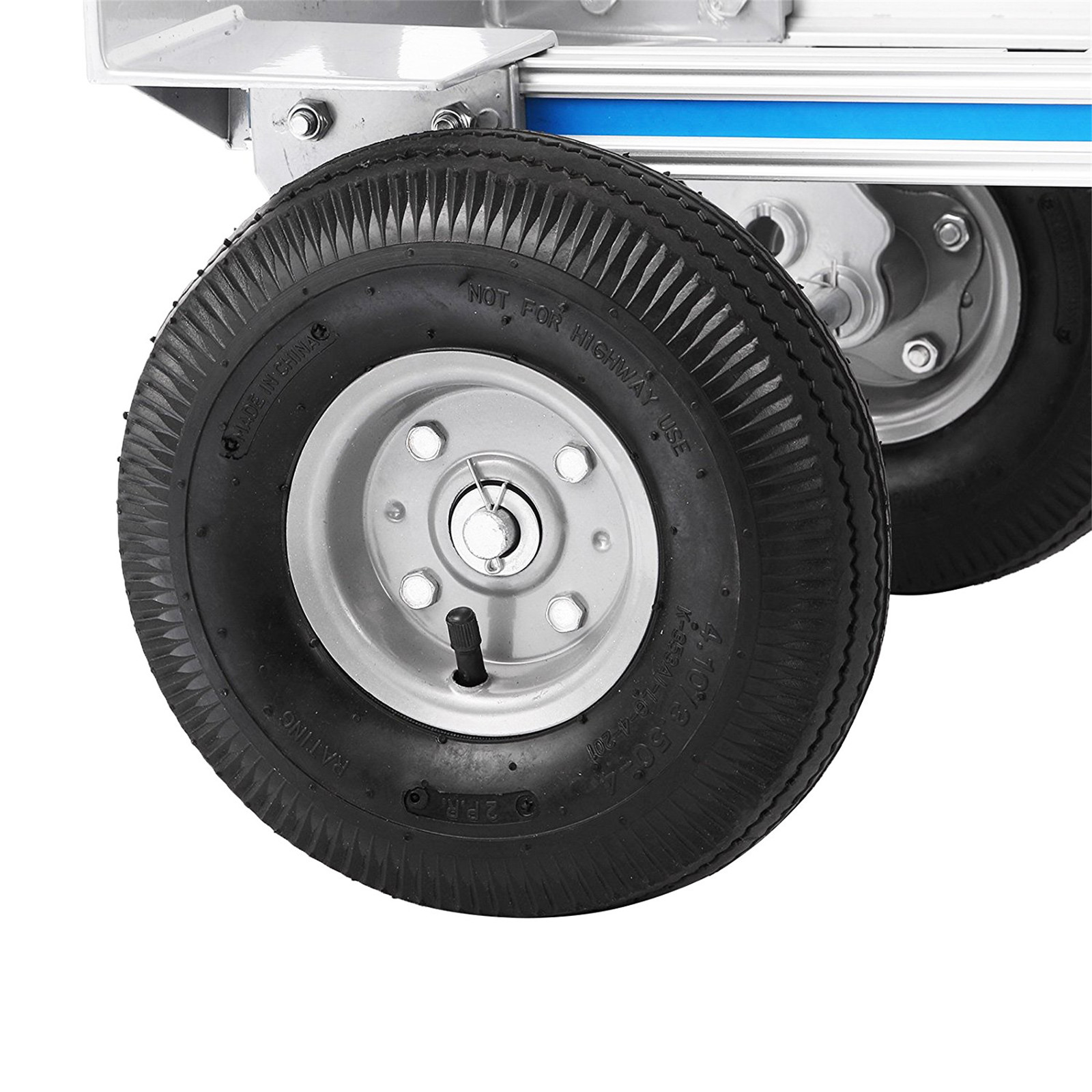 VEVOR Aluminum Folding Hand Truck 2 in 1 Design 400 lbs Capacity Heavy Duty Industrial Collapsible cart Dolly Cart with Rubber Wheels for Transport and Moving in Warehouse Supermarket Garden in the