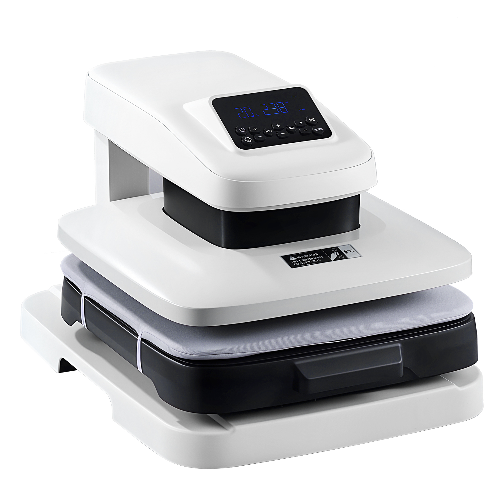 15"x15" Automatic Heat Press Machine for T Shirts with Auto Release