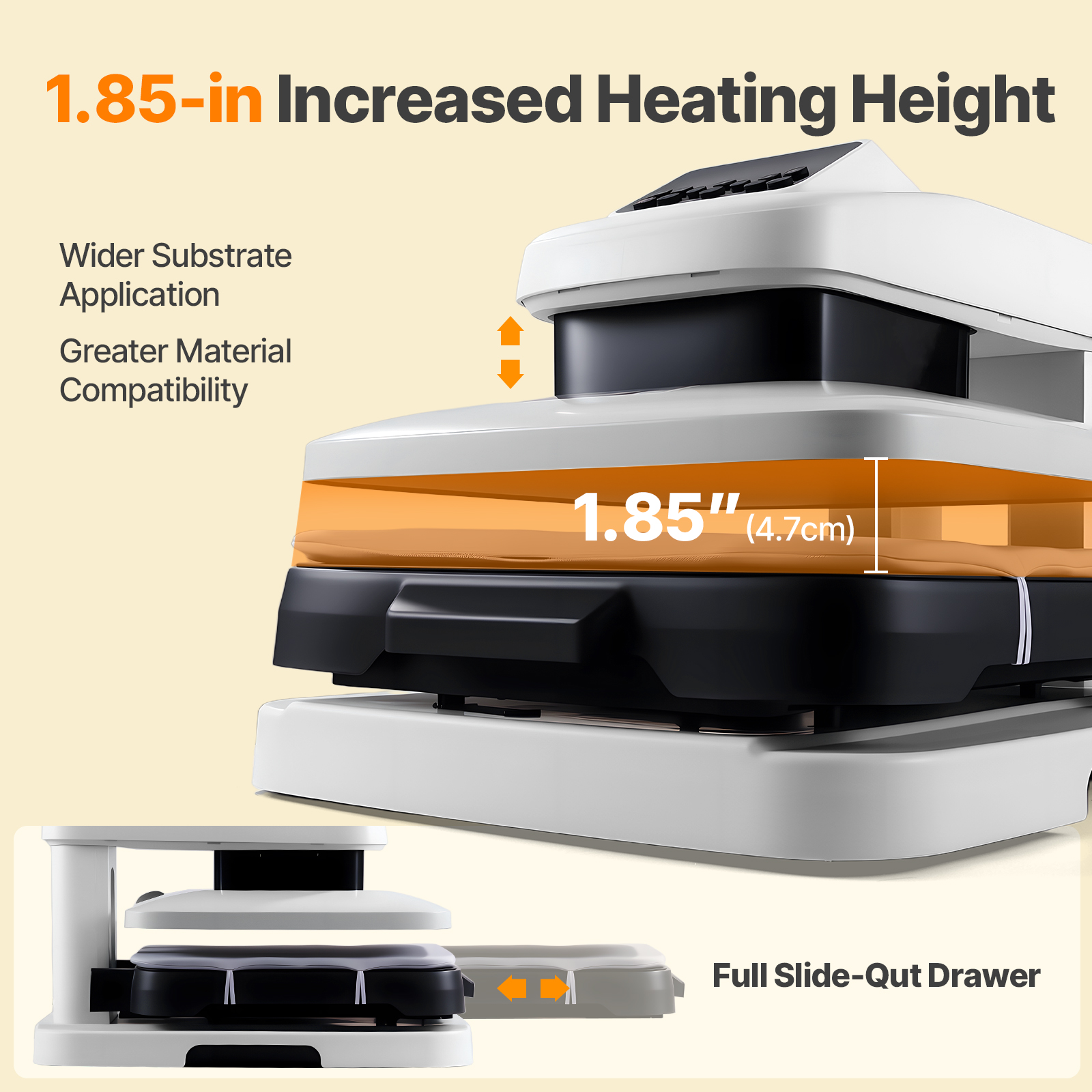 15"x15" Automatic Heat Press Machine for T Shirts with Auto Release