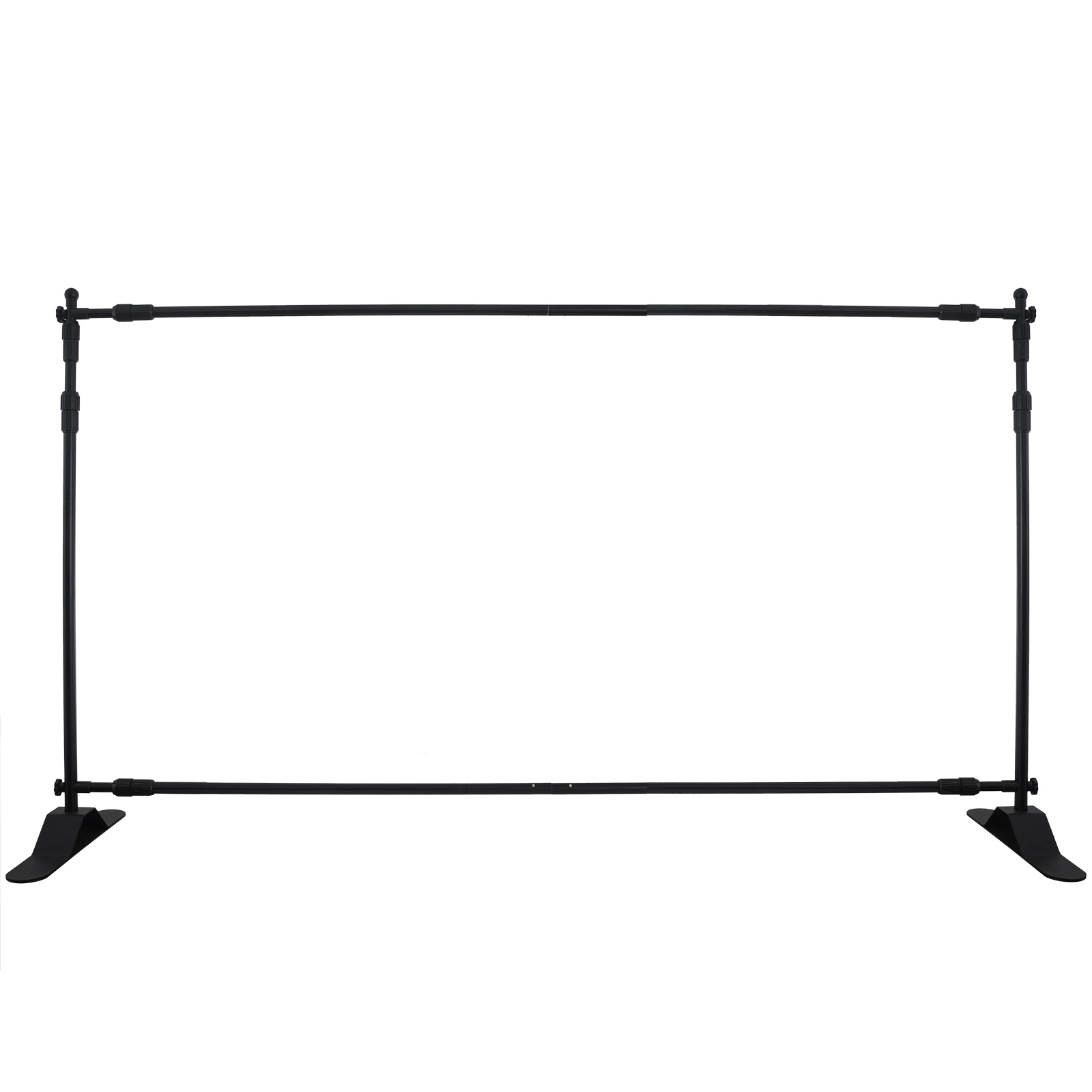 10' X 8' STEP AND REPEAT BACKDROP TELESCOPIC BANNER STAND TRADE SHOW ADJUSTABLE