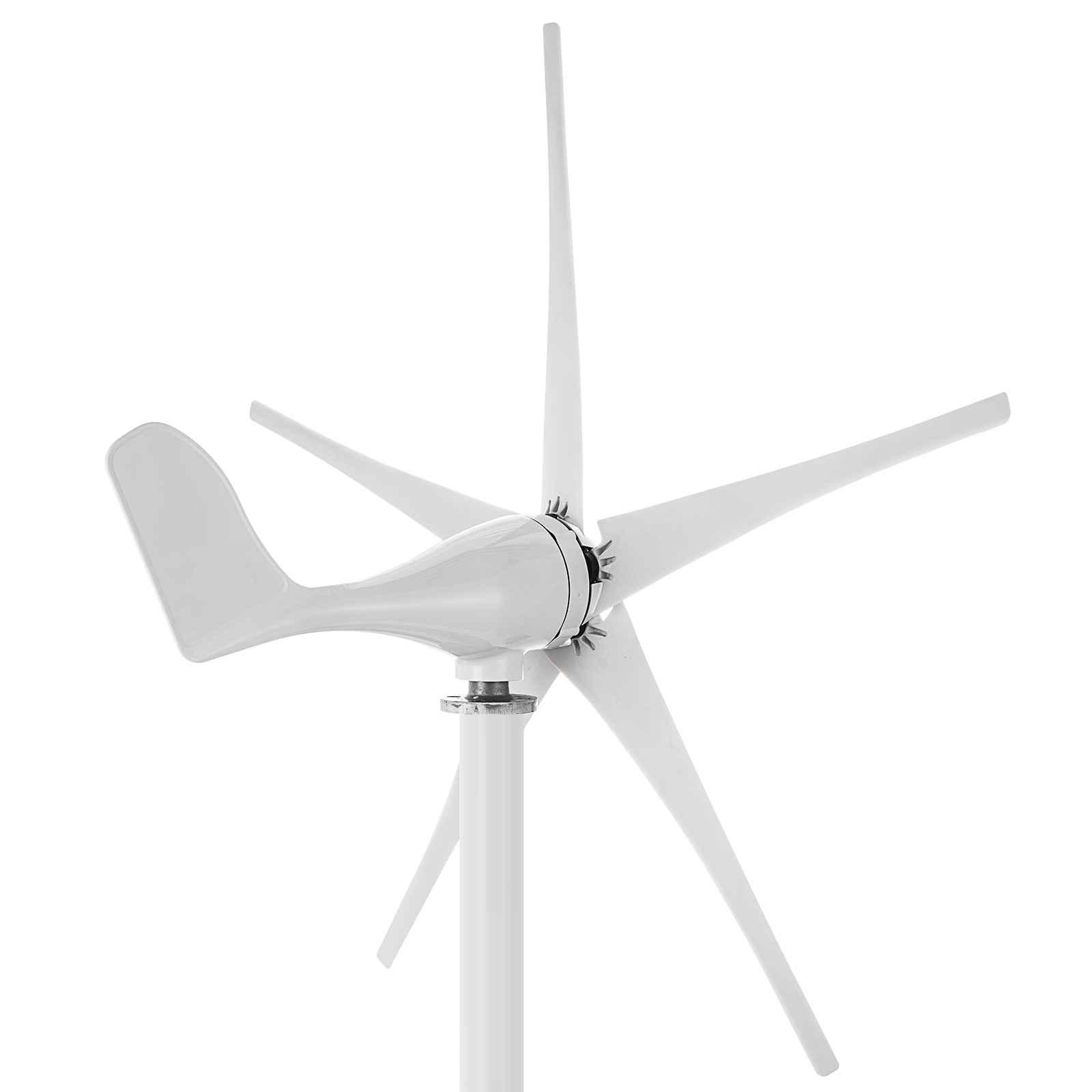 1200W Hybrid Wind Turbine Generator Kit 5 Blades DC 12V With Charge