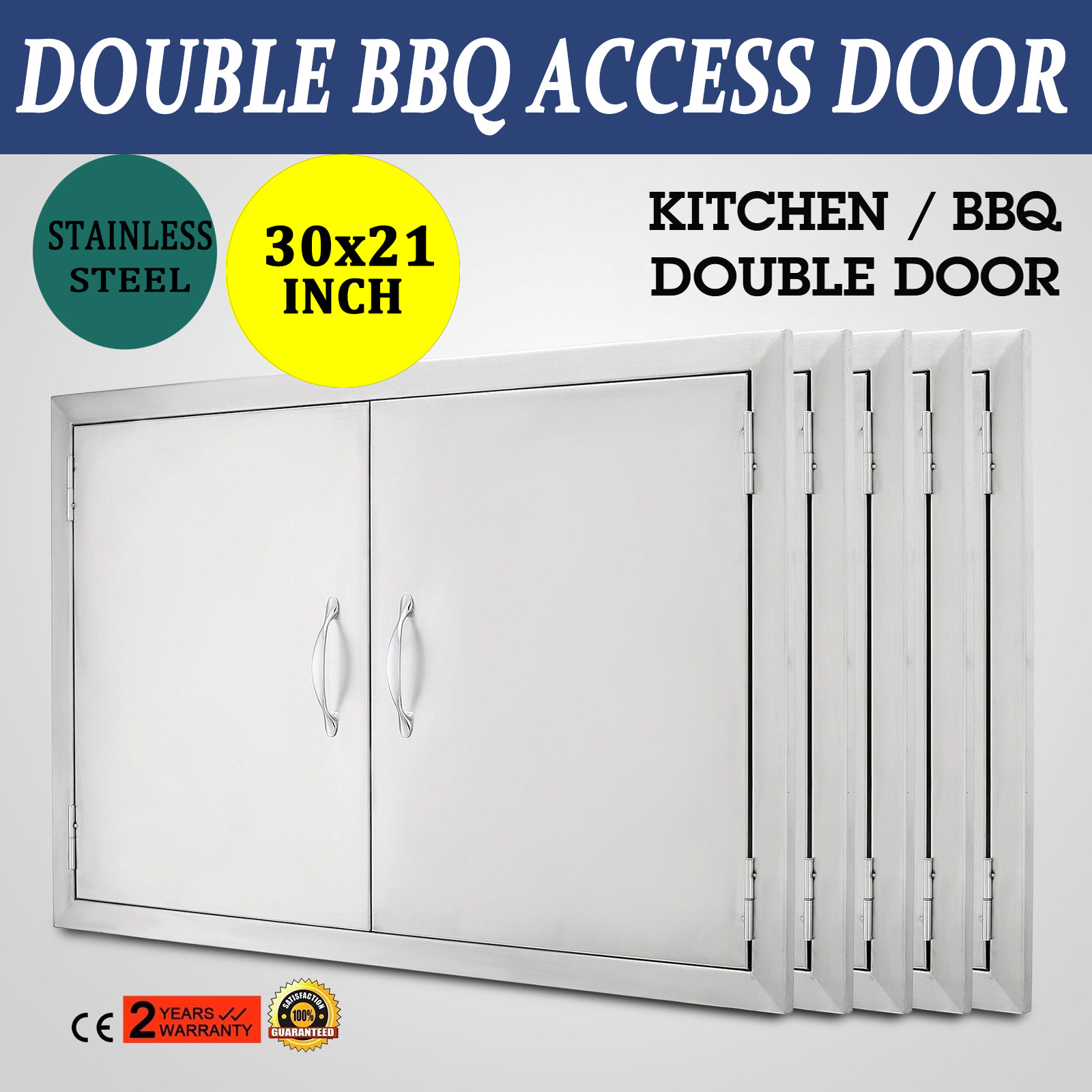 30 X21 Stainless Steel Double Access Door Bbq Island Outdoor 30 X 21 Stainless Steel Double Access Door Bbq Island Outdoor Kitchen