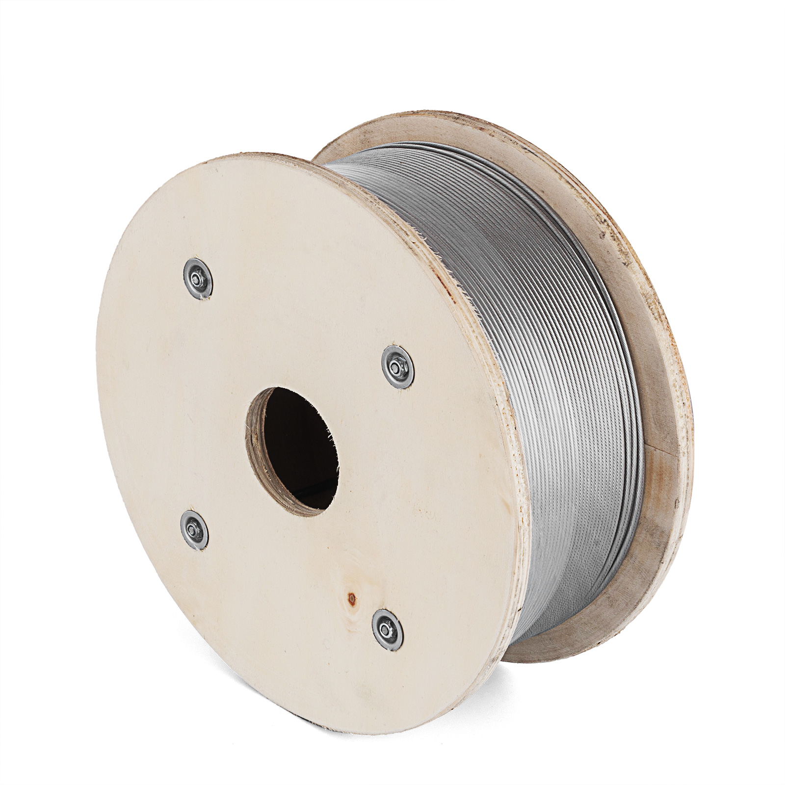 1/8" 1x19 Stainless Steel Cable Wire Rope Grade 316 (1000 feet) 1/8" 1x19 Stainless Steel Cable Wire Rope Grade 316 (1000 feet)