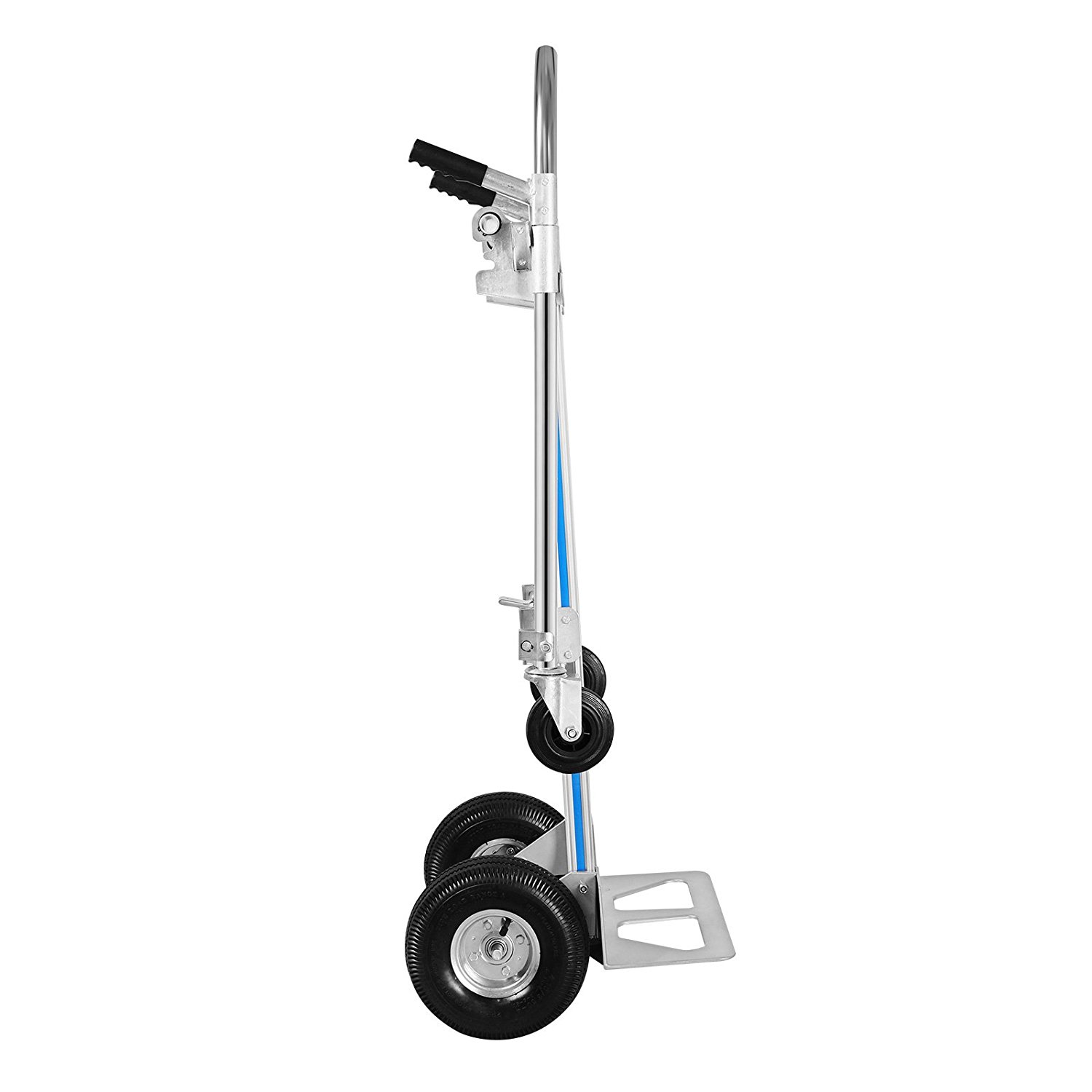 350kg New Folding Hand Cart Foldable Trolley Barrow Sack Truck Aluminium 2 in 1 350kg New Folding Hand Cart Foldable Trolley Barrow Sack Truck Aluminium 2 in 1