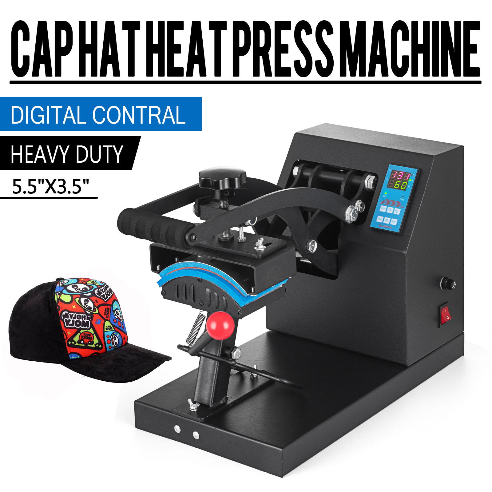 Hat Cap Heat Press Machine Sublimation Transfer 7