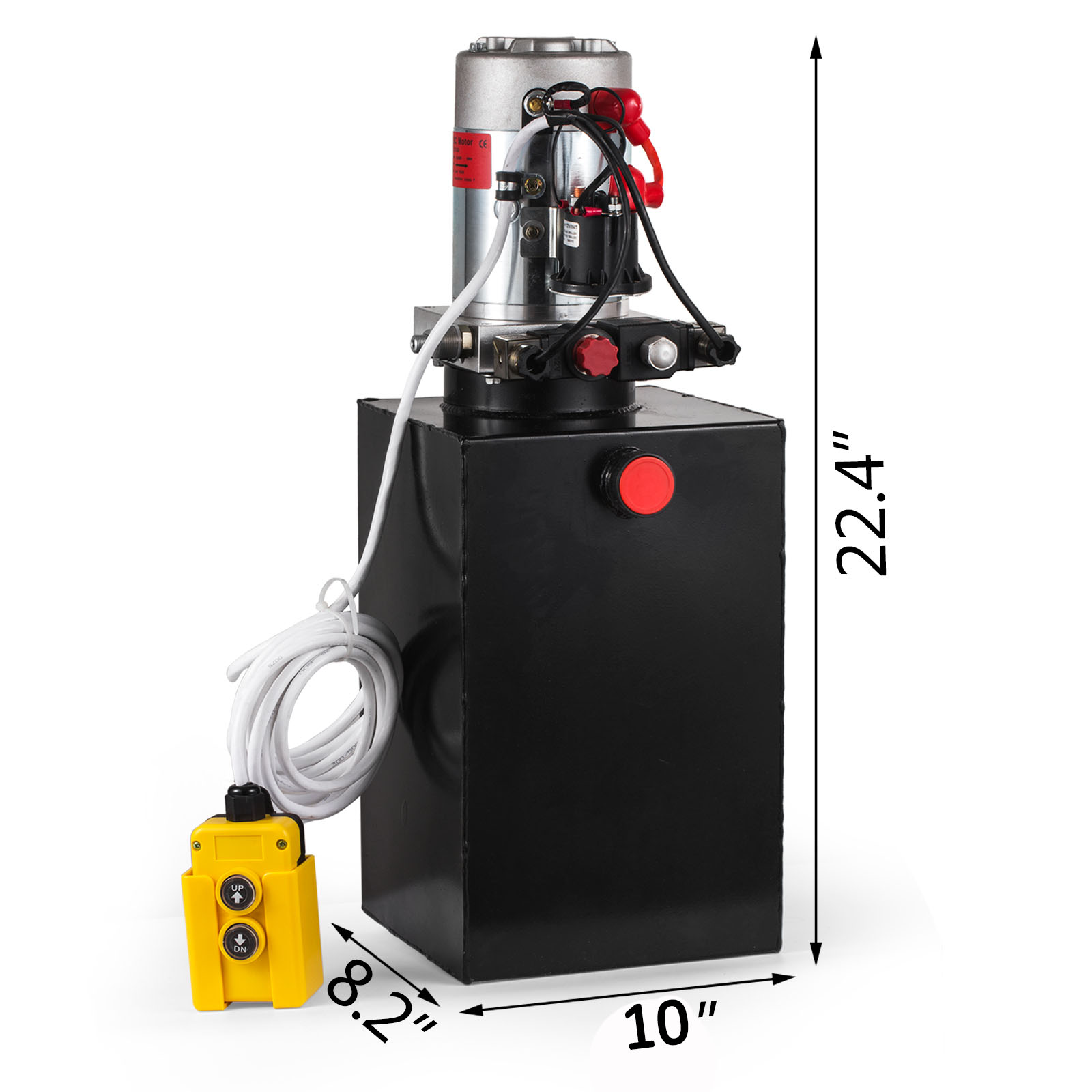 15 Quart Double Acting Hydraulic Pump Trailer 12 Volt Brand New