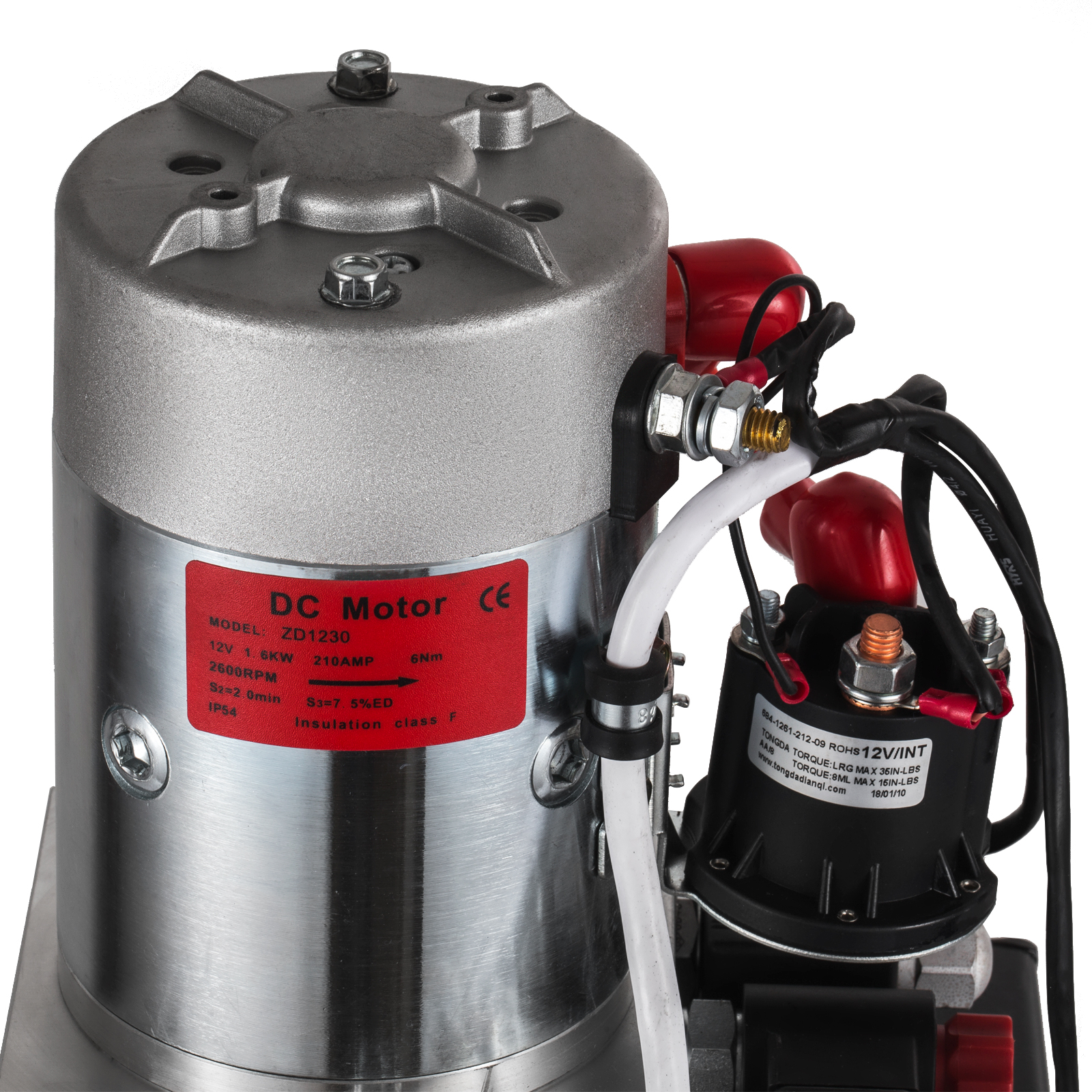 15 Quart Double Acting Hydraulic Pump Trailer 12 Volt Brand New