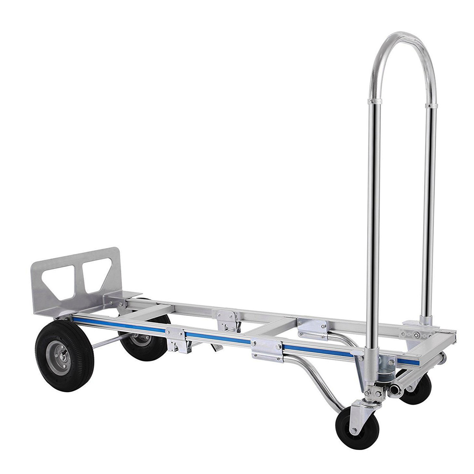 400kg Folding Aluminium Heavy Duty Platform Trolley Hand Truck Foldable Cart New