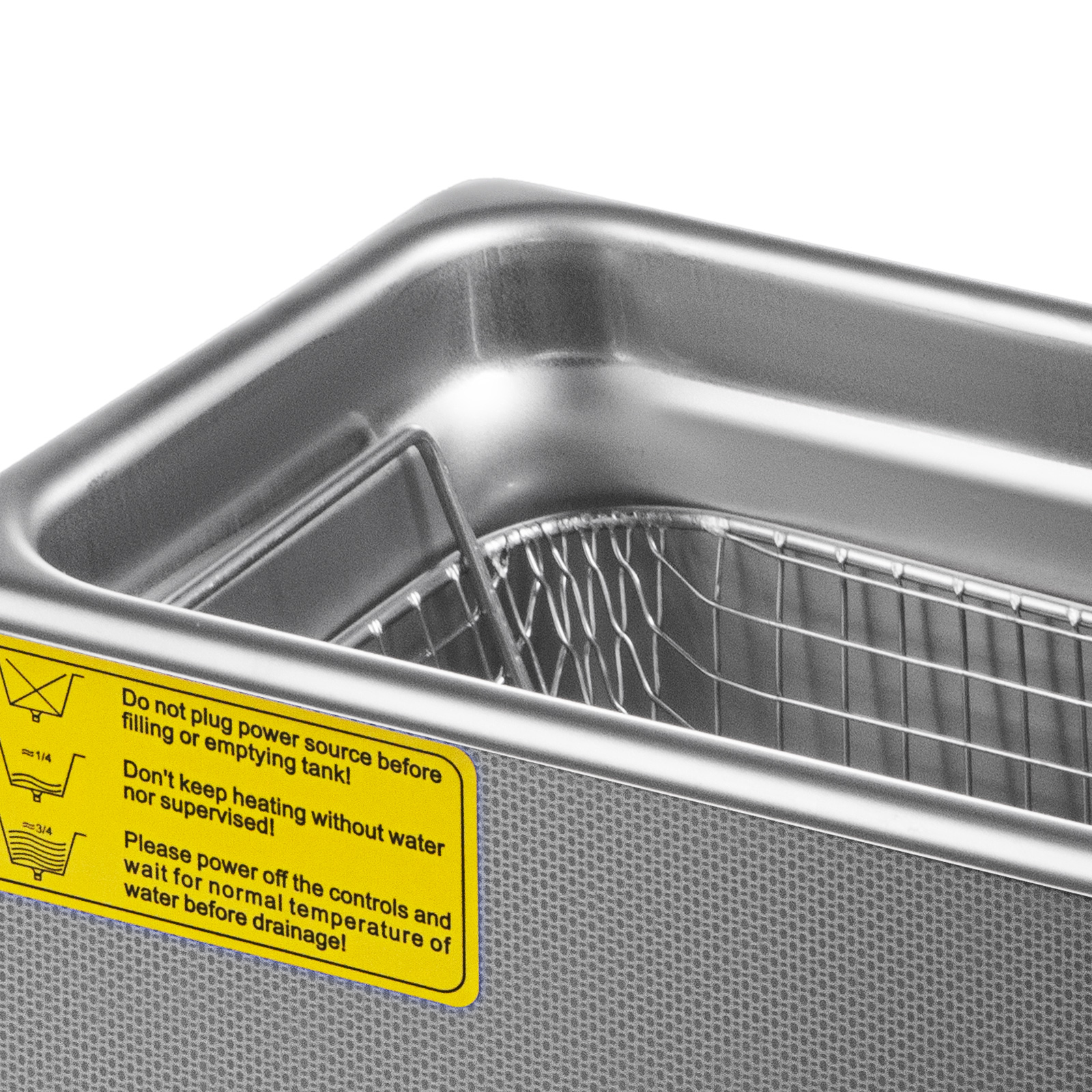 Ultrasonic Digital Timer Heater Cleaners Cleaning Equipment 15 L 760W Bracket