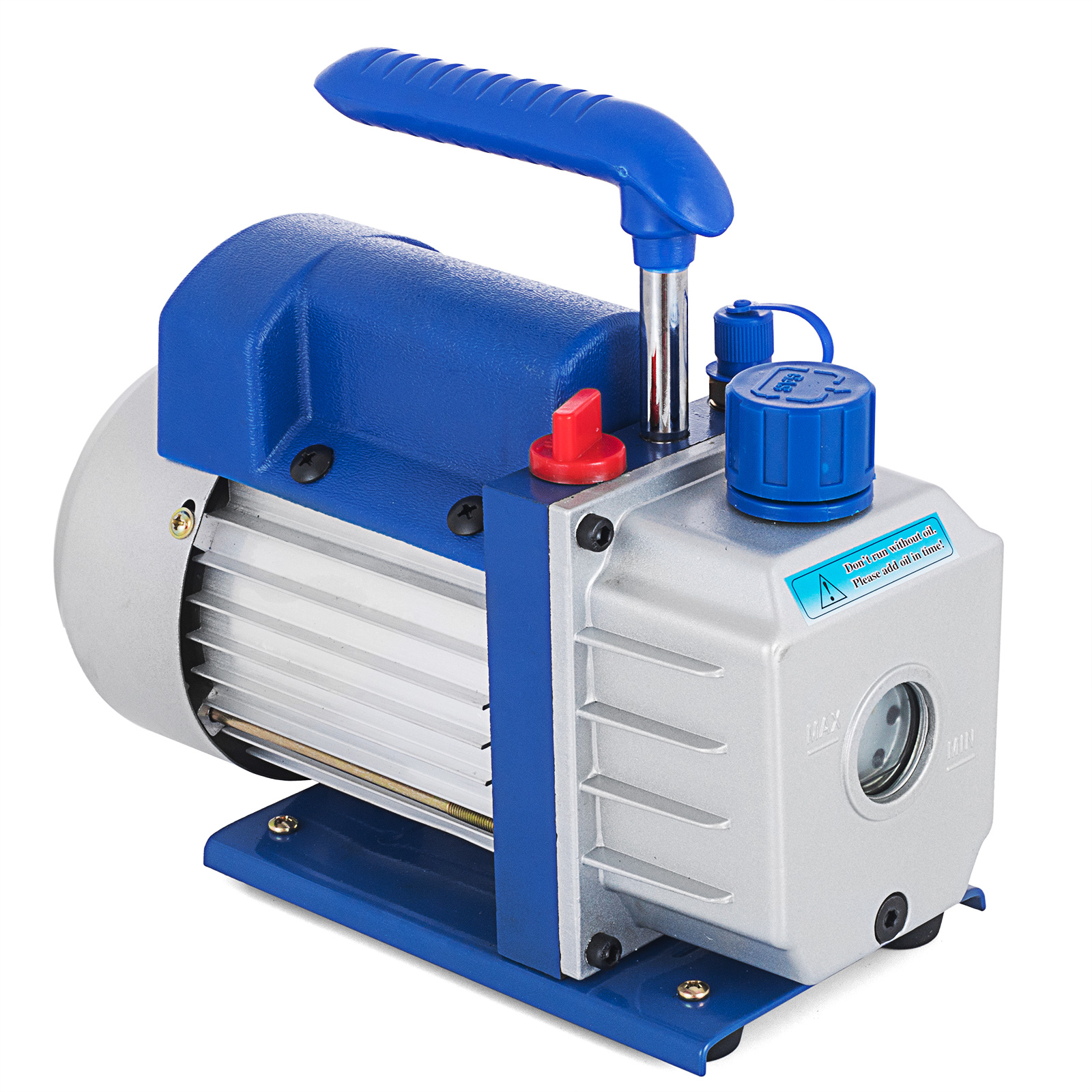 Combo 3,5CFM 1/4HP Air Vacuum Pump HVAC + R134A Kit A/C Manifold Gauge