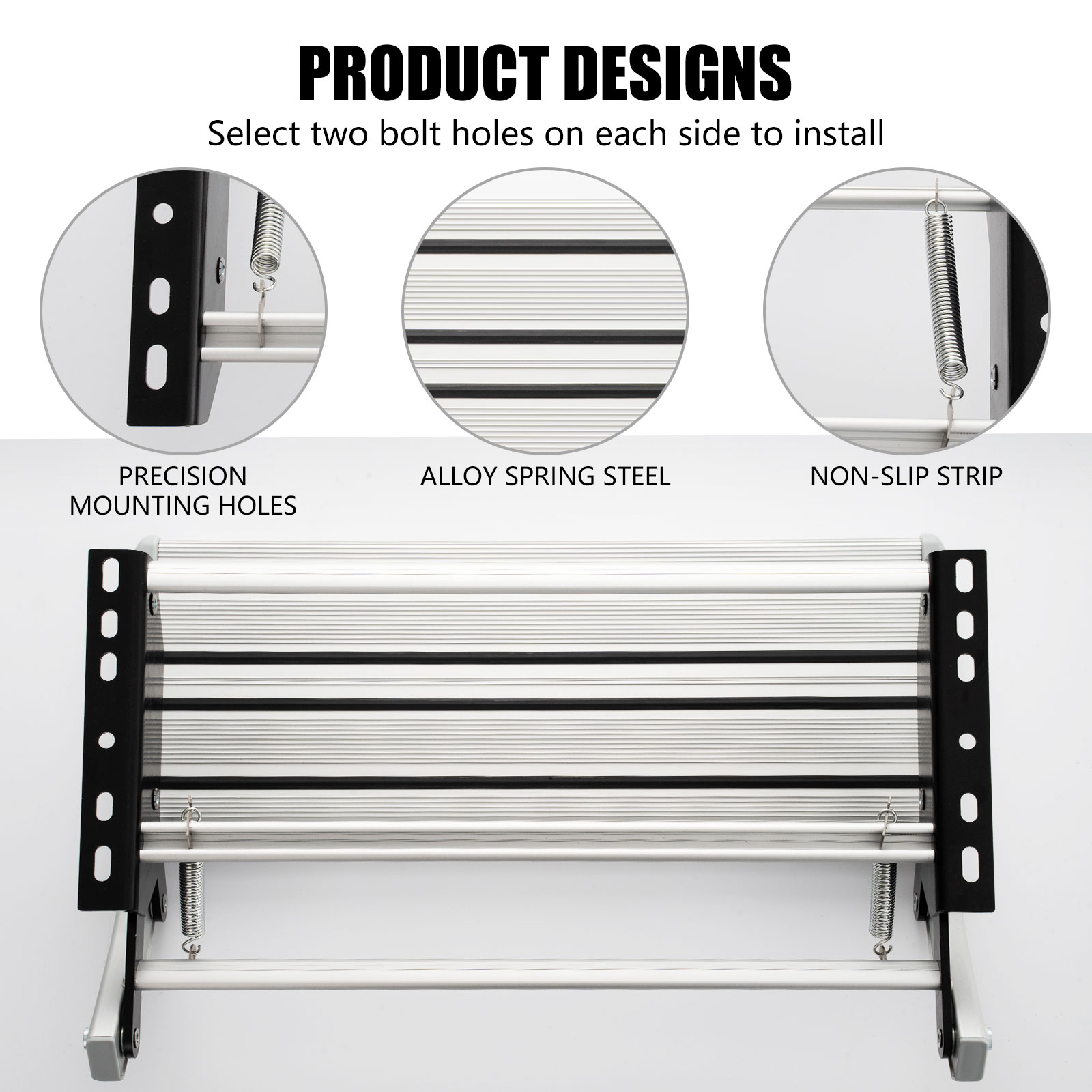 Wheels RV Camper Steps Compact One-Hand Expand or Collapse Manual Single Drop Down Steps Metal Solid RV Stairs Folding Stable Ladders Outdoor Mobile Home Step Stool for Travel Camping Trailers Wheels RV Camper Steps Compact One-Hand Expand or Collapse Manual Single Drop Down Steps Metal Solid RV Stairs Folding Stable Ladders Outdoor Mobile Home Step Stool for Travel Camping Trailers