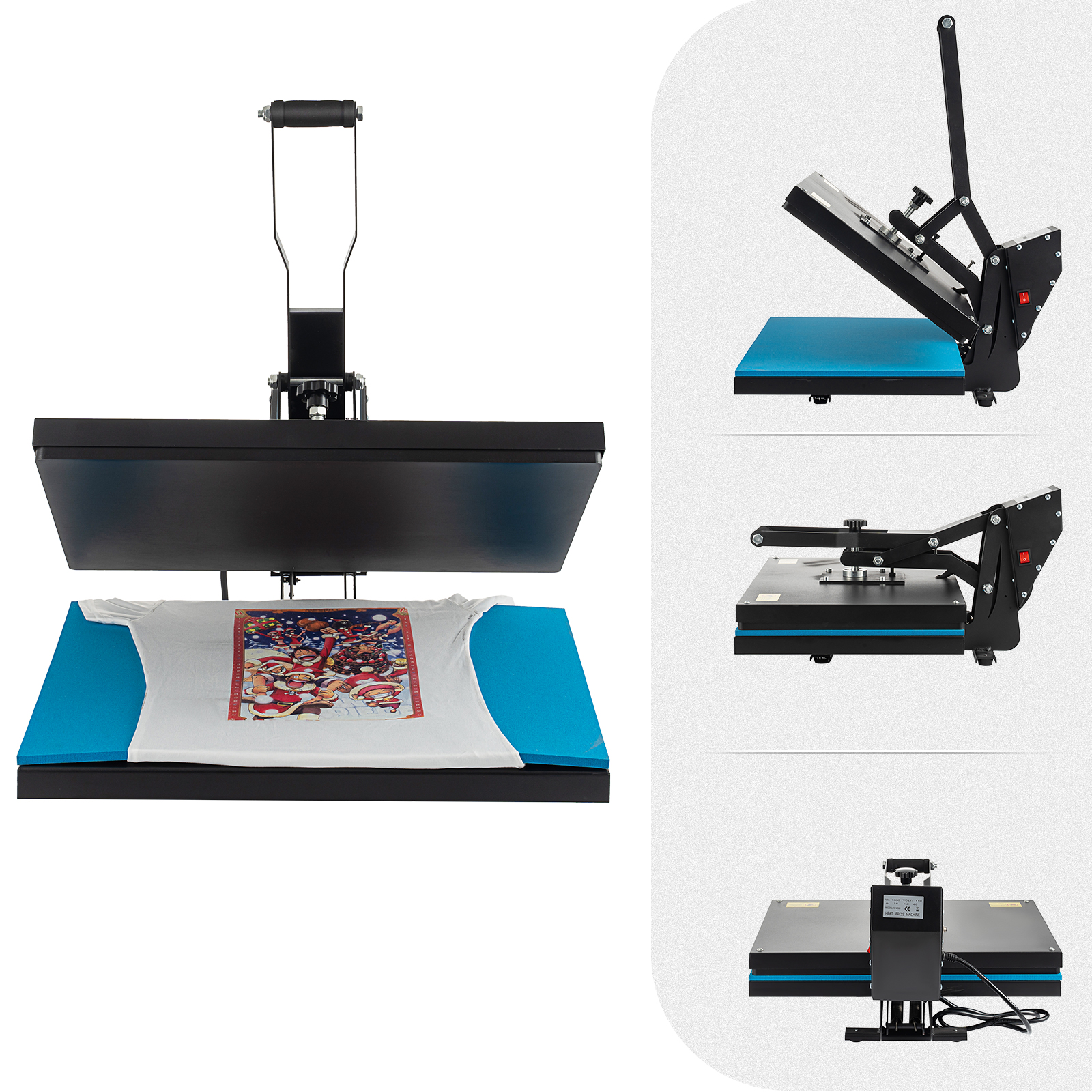 Heat Press Machine 16" x 24" Clamshell Sublimation Printer for T-shirt Heat Press Machine 16" x 24" Clamshell Sublimation Printer for T-shirt