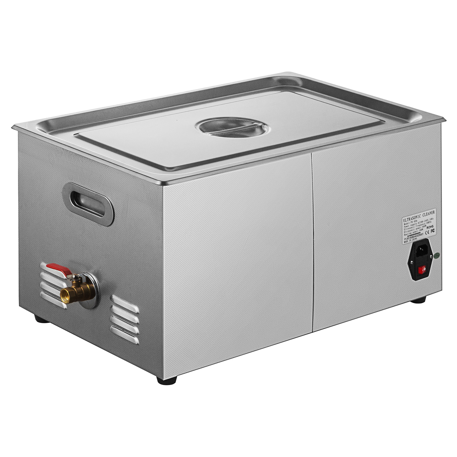 New Stainless Steel Ultrasonic Cleaner 22 L Liter Industry Heated Jewelry