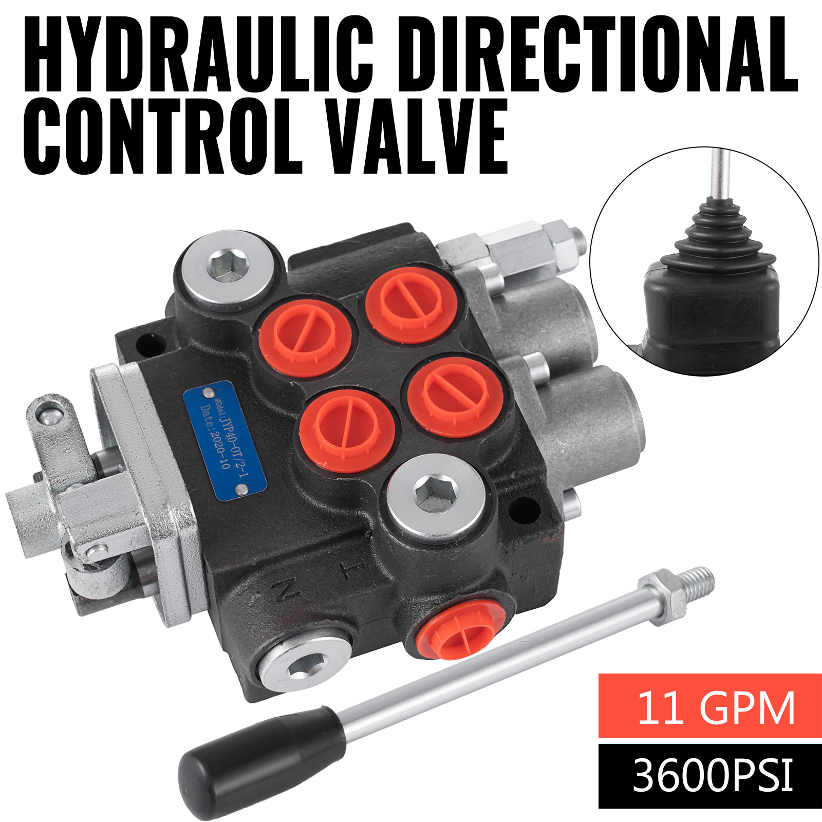 2 Spool 11 GPM Hydraulic Directional Control Valve Tractor Loader w