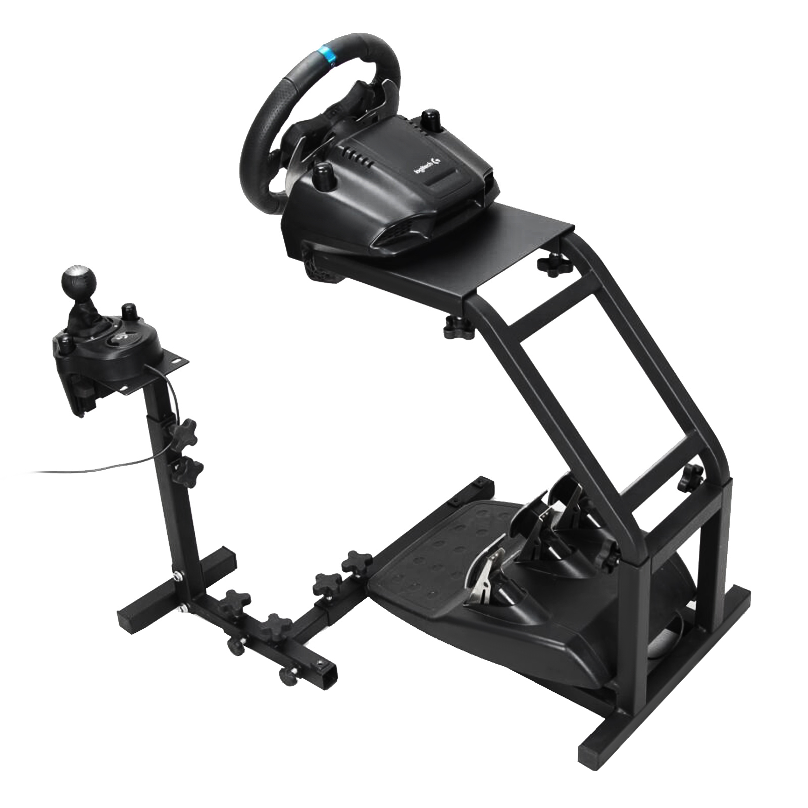 Racing Simulator Adjustable Steering Wheel Stand For