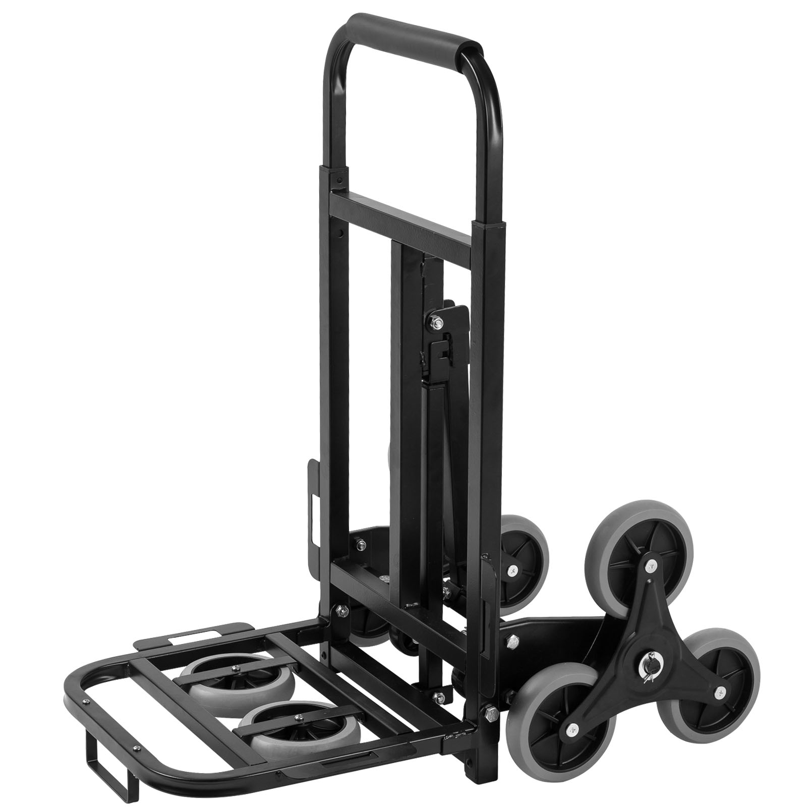Heavy Duty Stair Climbing Climber Hand Truck Dolly Cart Trolley w/ Backup Wheels 882937446096 eBay