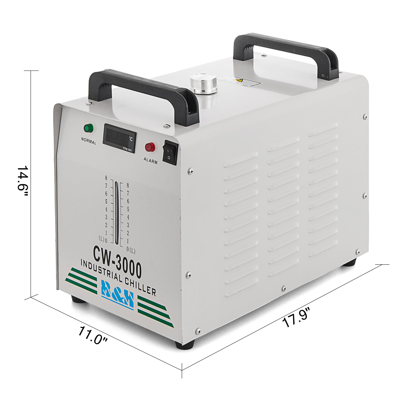 CW3000 Industrielle WasserKühler Cooler Co2 Laser Schlauch Chiller 9L