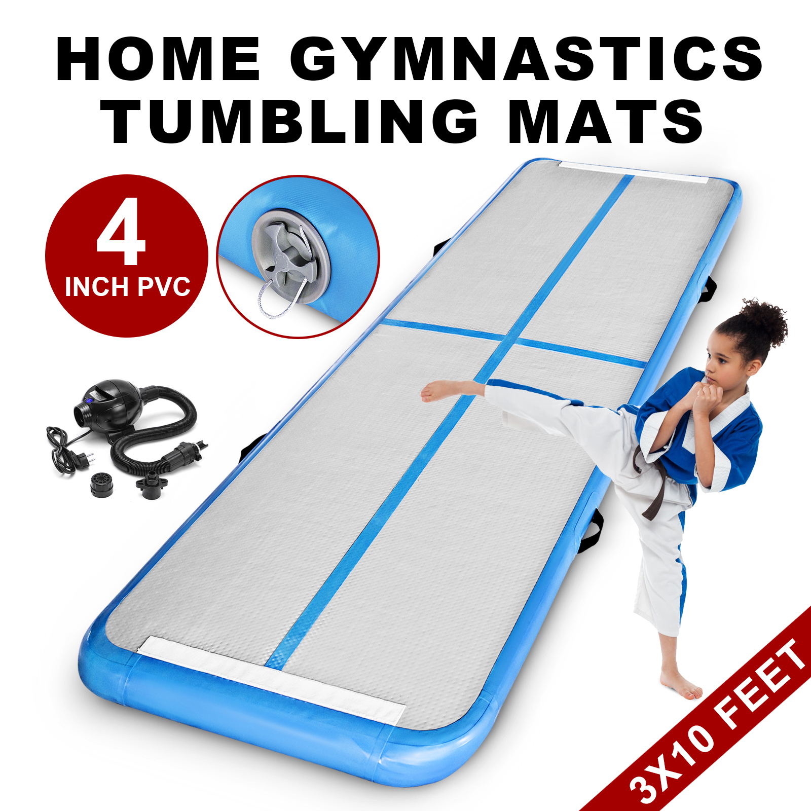 Kenda Air Track Tumbling Mat for Gym  Professional