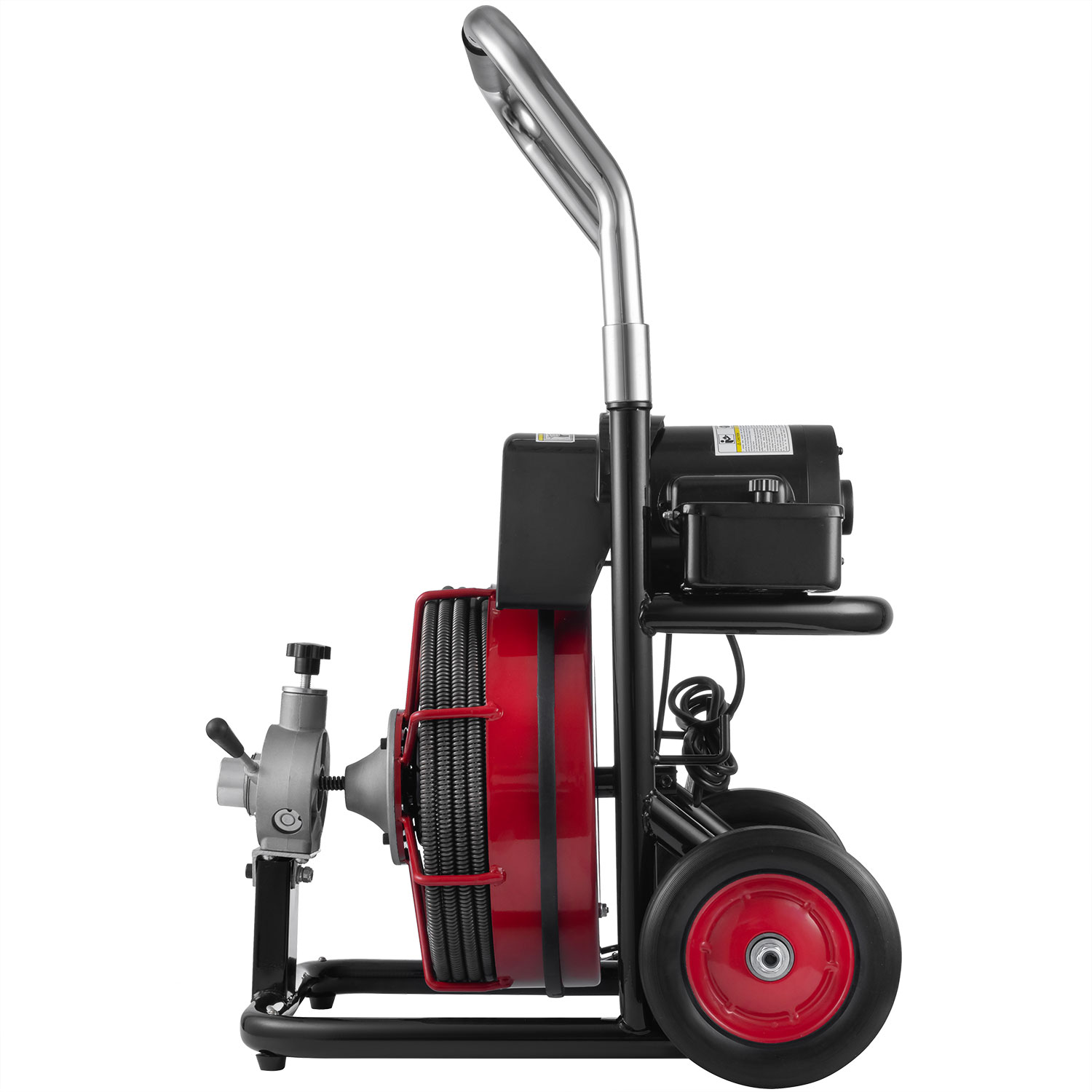 Commercial Drain Cleaner 100ft x 1/2" Sewer Snake Drain Auger Cleaning w/ Cutter