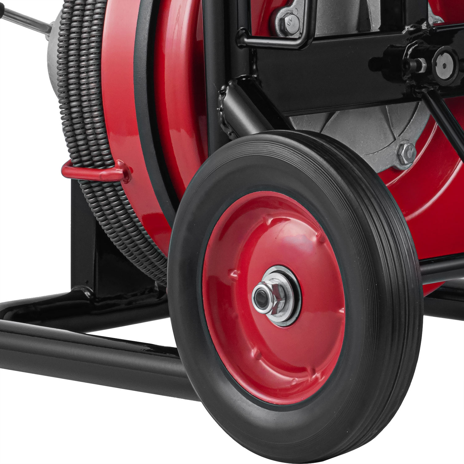 Commercial Drain Cleaner 100ft x 1/2" Sewer Snake Drain Auger Cleaning w/ Cutter