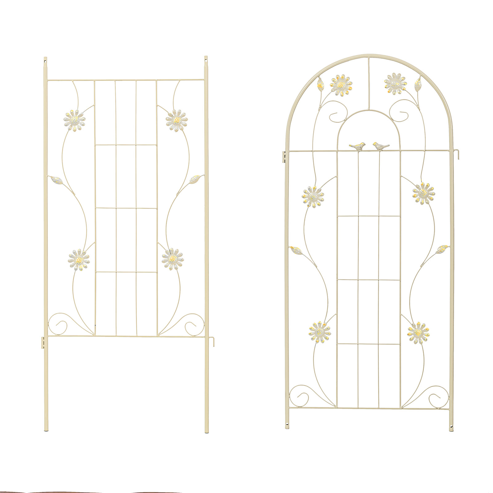 4 Pack 86.7" H x 19.7" W Garden Trellis with Coating for Climbing Plants Outdoor - Picture 68 of 84