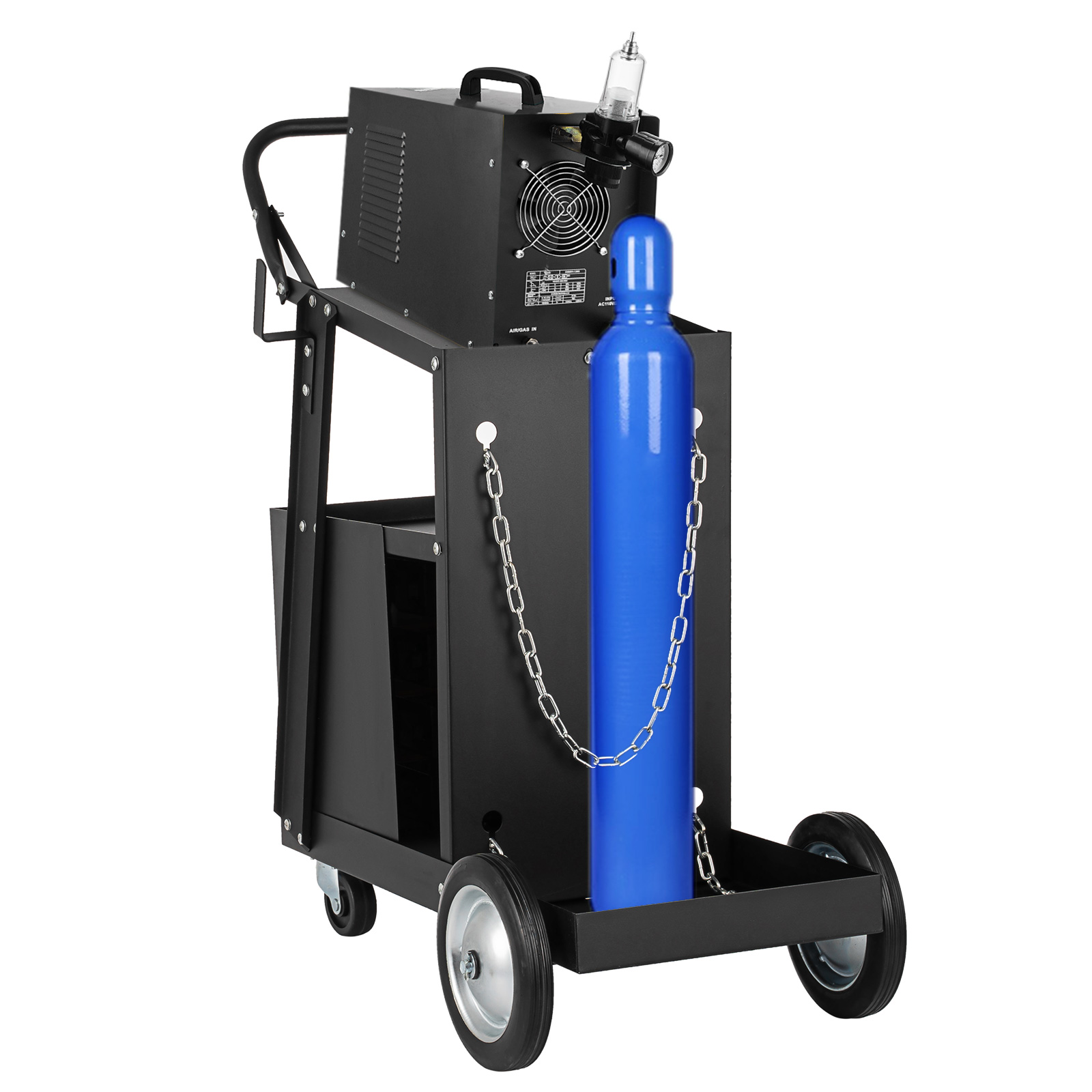 Rolling Welding Cart w/ Tank Storage 4 Drawers for TIG MIG Welder Plasma Cutter Rolling Welding Cart w/ Tank Storage 4 Drawers for TIG MIG Welder Plasma Cutter