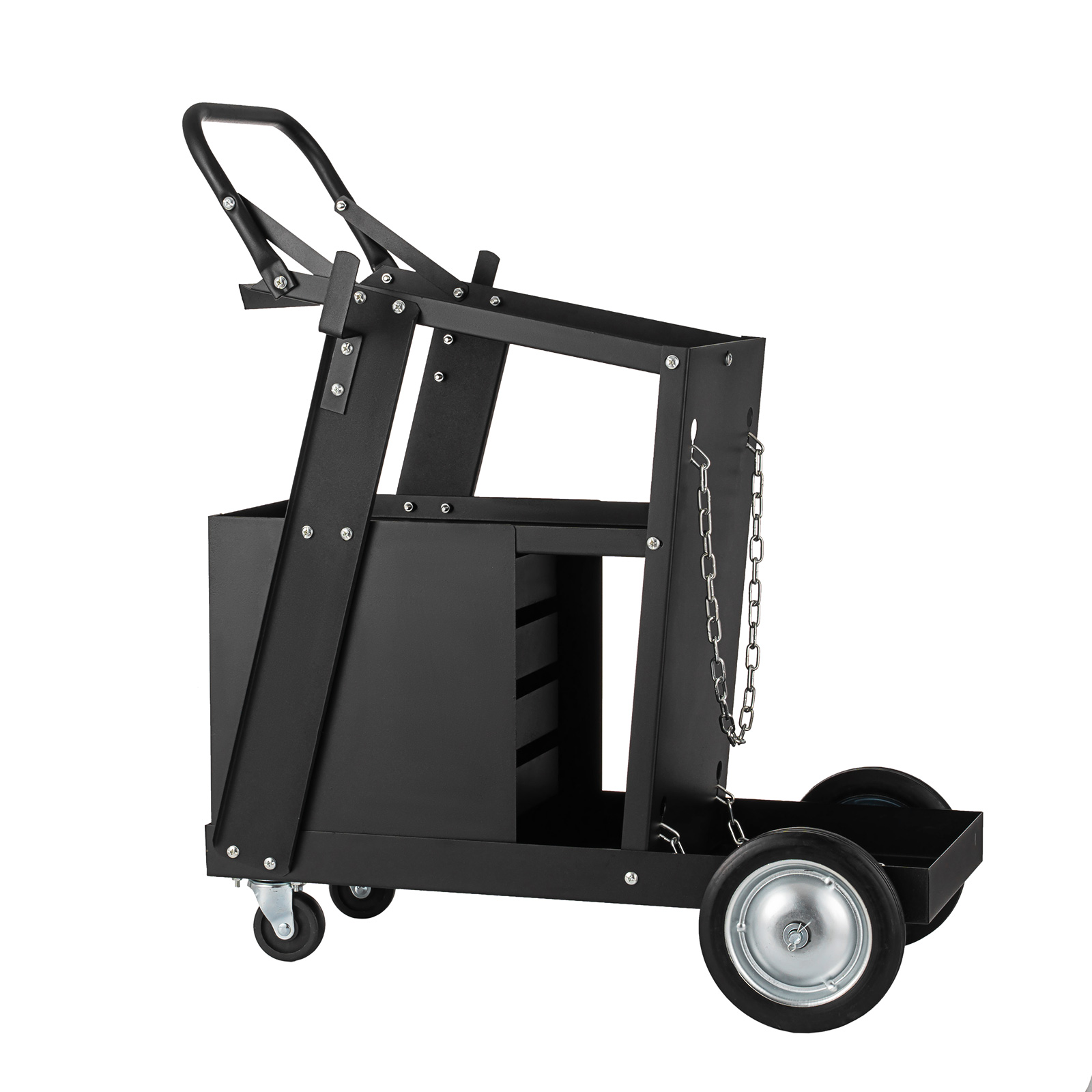 Rolling Welding Cart w/ Tank Storage 4 Drawers for TIG MIG Welder Plasma Cutter Rolling Welding Cart w/ Tank Storage 4 Drawers for TIG MIG Welder Plasma Cutter