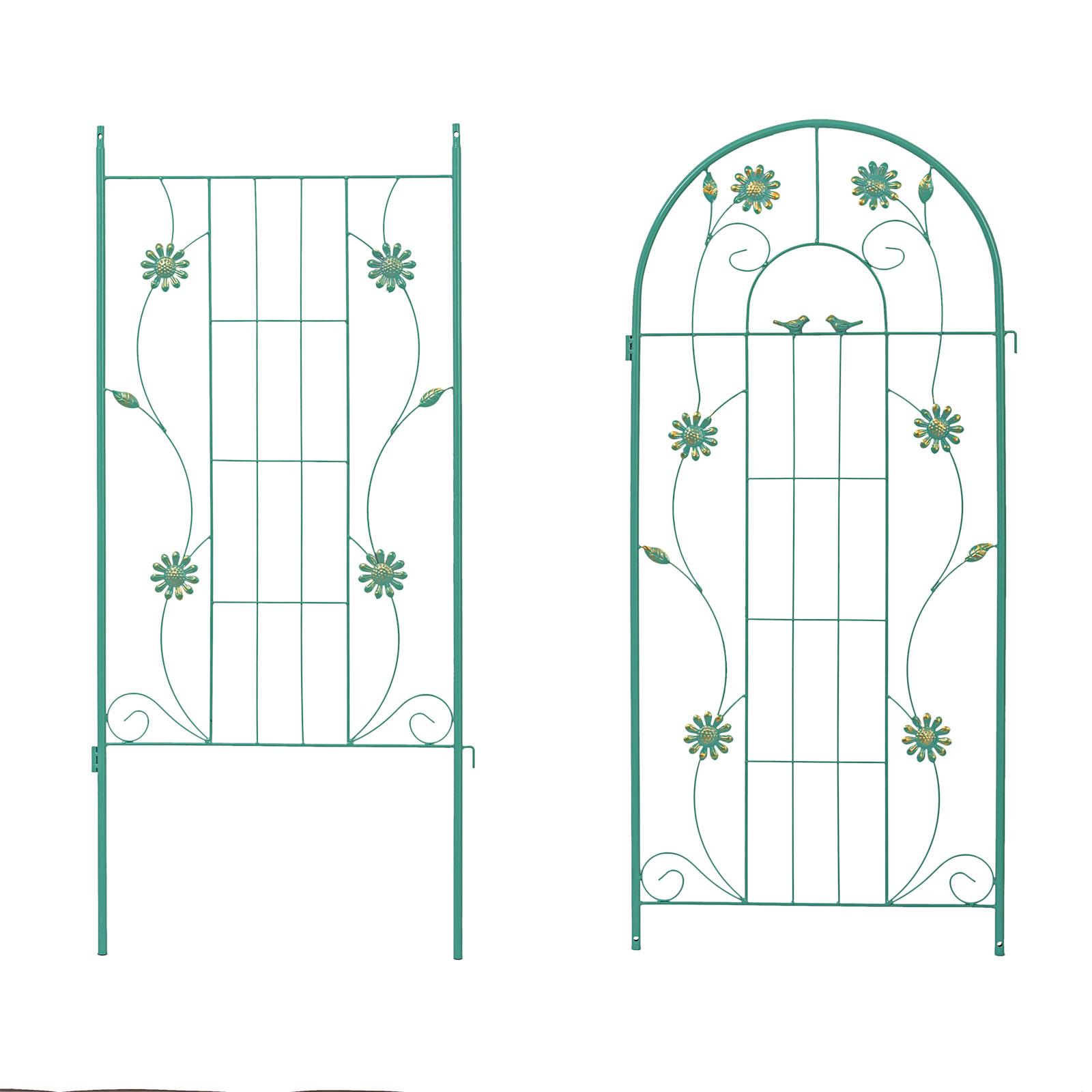 4 Pack 86.7" H x 19.7" W Garden Trellis with Coating for Climbing Plants Outdoor - Picture 81 of 84