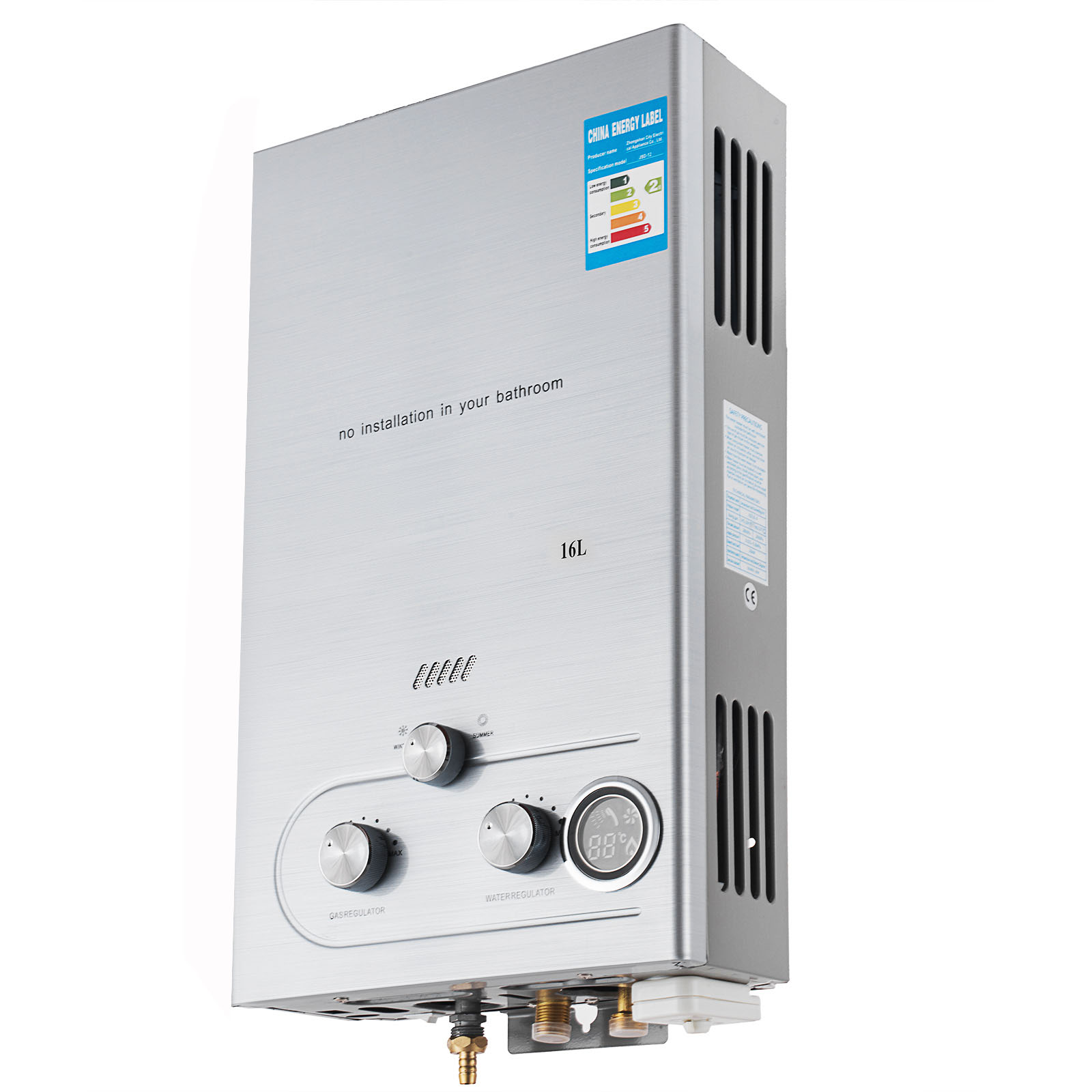 LPG Propane Gas 4.3GPM Instant Tankless 16L/min FASTAR Hot Water Heater Boiler eBay