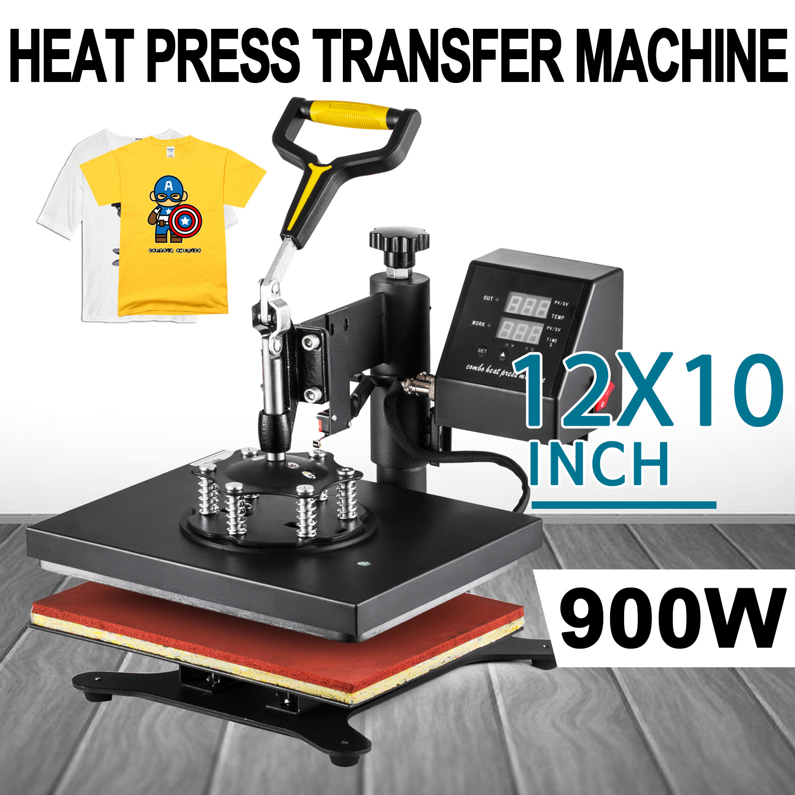 Tool Parts 23X30CM Small Heat press Machine Combo Heat Transfer Machine